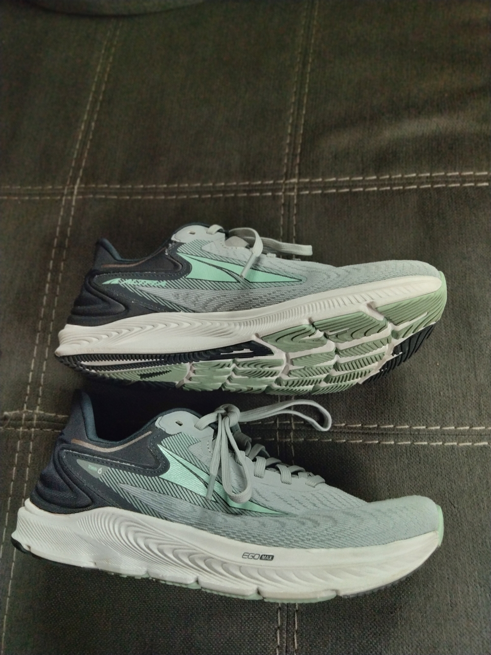 Altra Women's Torin 6 Light Gray Mint Running Shoes Size 7 Athletic Lightweight - Picture 4 of 12